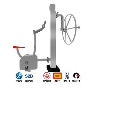 자전거+상체근육풀기 2인용(스테인리스,복합형)