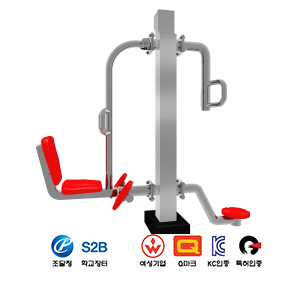 오금펴기+허리돌리기 2인용(스테인리스,복합형)