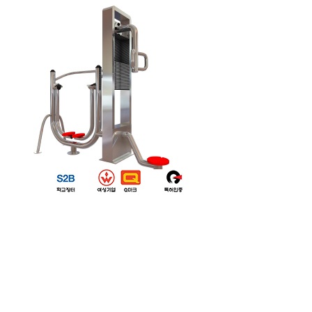 공중걷기+허리돌리기 고급복합2인용(스테인리스)