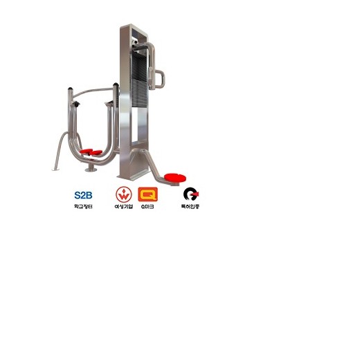 공중걷기+허리돌리기 고급복합2인용(스테인리스)